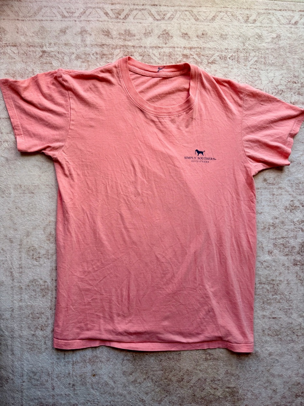 Simply Southern women’s Coral Pink Tee